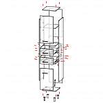 Схема сборки Пенал для ванной Жако 7 BMS