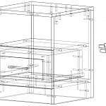 Схема сборки Прикроватная тумба Арина 6 BMS