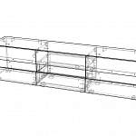 Чертеж Тумба под ТВ RTV Смарт BMS