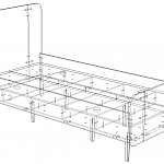 Чертеж Кровать Бронкс 19 BMS