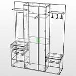 Схема сборки Прихожая Стиль-3 BMS