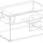Схема сборки Журнальный столик Магнолия 9 BMS