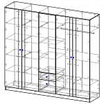 Схема сборки Шкаф распашной Класс 5.2-2 BMS